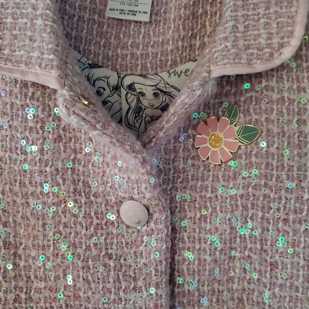 Girls Disney jacket coat 7 8 - Picture 3 of 4